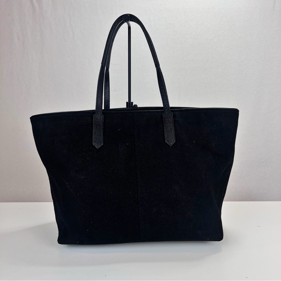 Zadig & Voltaire Mick Wings Black Tote Bag Canvas and Leather - Picture 6 of 10